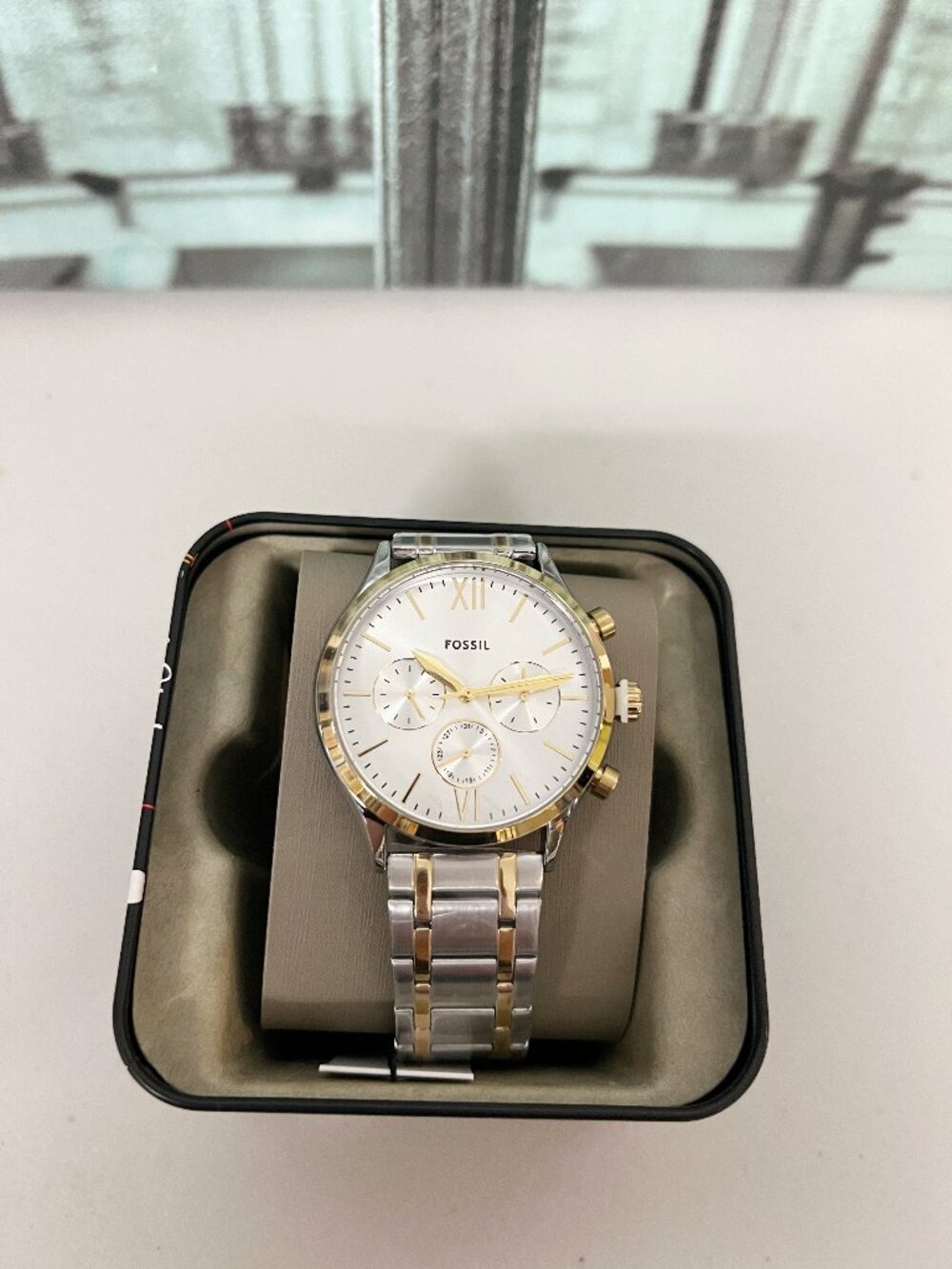 Fossil BQM2698 Fenmore Multifunction Two-Tone Stainless Steel Watch